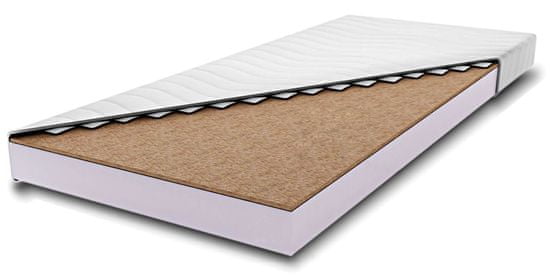eoshop Penová matracu Korel plus kokos 80x200, 10 cm výška, H3/H4 (Poťah: Jersey prešívaný)