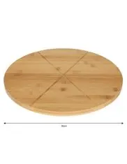KINGHoff Bambusový podnos na pizzu 35 cm Kh-1565