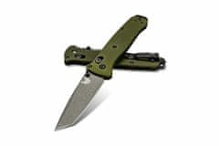 Benchmade 537GY-1 Bailout vreckový taktický nôž 8,5 cm, zelená, hilník