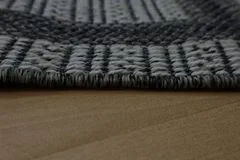 Ayyildiz Kusový koberec Yukon 5649Z Ivory Dark Grey – na von aj na doma 160x230