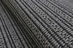 Ayyildiz Kusový koberec Yukon 5649Z Ivory Dark Grey – na von aj na doma 120x170