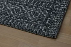 Ayyildiz Kusový koberec Yukon 5761Z Ivory Dark Grey – na von aj na doma 120x170