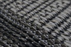 Ayyildiz Kusový koberec Yukon 5649Z Ivory Dark Grey – na von aj na doma 160x230