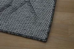 Ayyildiz Kusový koberec Yukon 5651Z Ivory Dark Grey – na von aj na doma 120x170