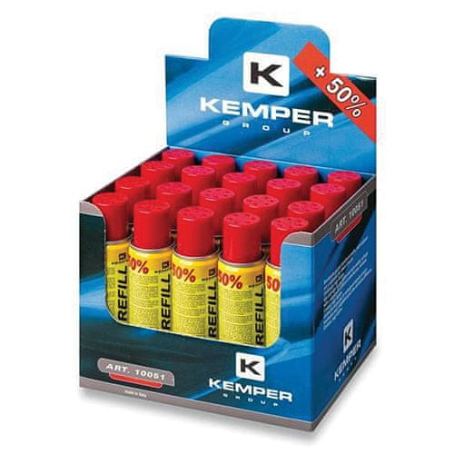 Kemper Plyn KEMPER 10051, Bután, kartuš 90 g, 150 ml, na plnenie, do zapaľovačov, Sellbox