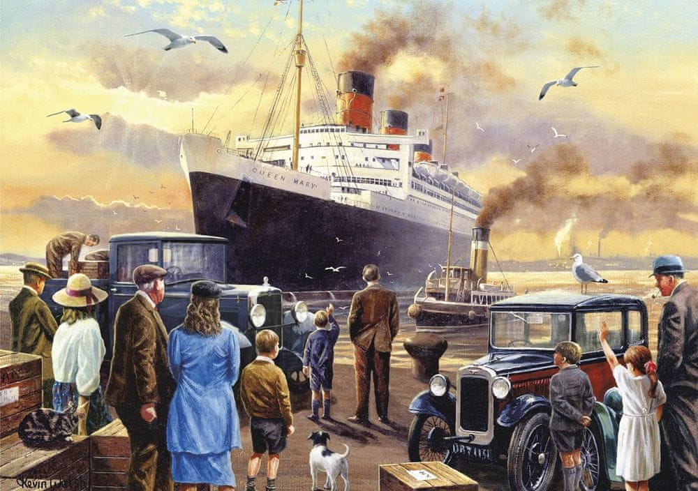Piatnik Puzzle RMS Queen Mary 1000 dielikov