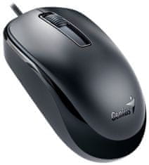 Genius SlimStar C126, Set klávesnice a myši, drôtový, CZ+SK layout, USB, nízky profil,čierny