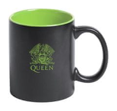 ISSI Keramický hrnček - Queen, čierna/zelená
