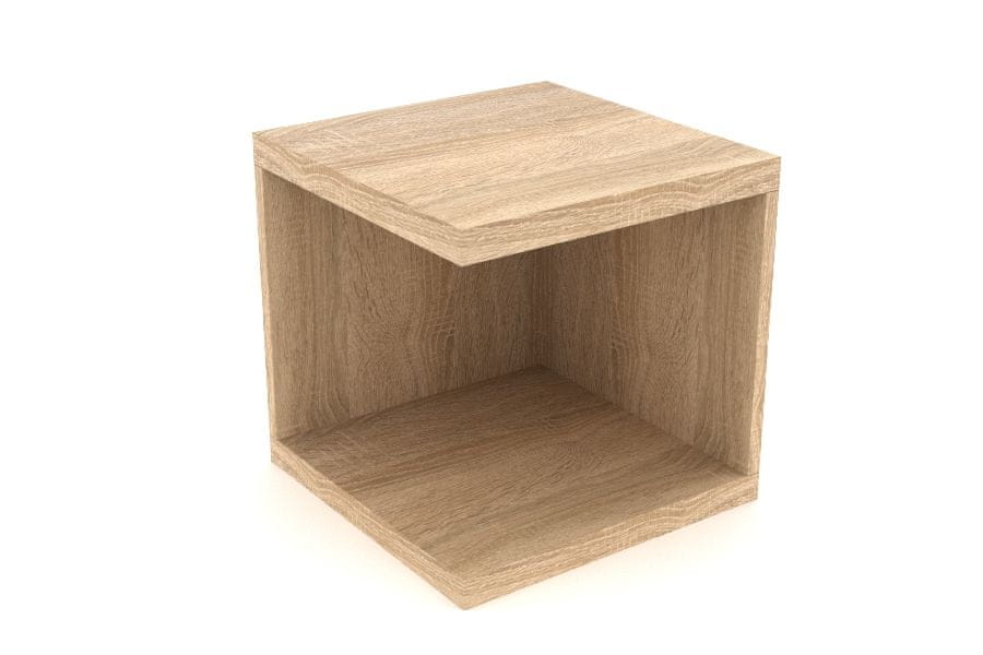 eoshop Konferenčný stôl Kamil 40×40 K101 (Prevedenie: Hnedá)