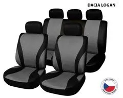 Cappa Autopoťahy Perfetto VG Dacia Logan čierna / sivá
