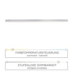 PAUL NEUHAUS PAUL NEUHAUS PURE-LINES, LED stropné svietidlo, CCT, lineárny dizajn, biele 2700-5000K