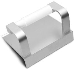 REA Držiak toaletného papiera s poličkou strieborný 390175a (HOM-00551)