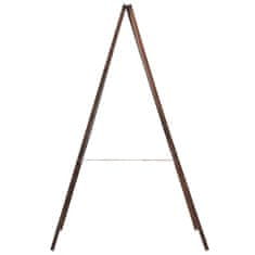Vidaxl Obojstranná voľne stojaca tabuľa z cédrového dreva 40x60 cm