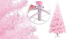 Timeless Tools Umelý vianočný stromček ružový, v rôznych veľkostiach, 150 cm