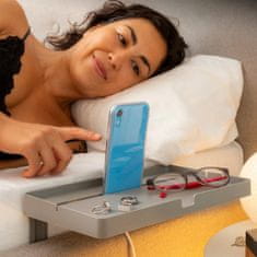InnovaGoods Polica na posteľ pre mobil a tablet – nastaviteľná 