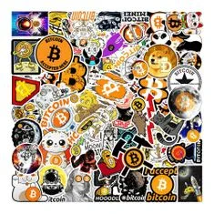 Northix Balík nálepiek - Bitcoin