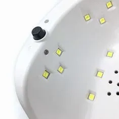 Northix LED / UV lampa na nechty F5 - biela 