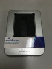 MediaRange hliníkový box na USB kľúč, strieborný 1ks; 1ks BOX901
