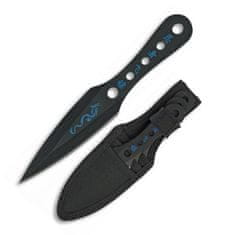 Albainox Nože vrhacie set 3 kusov s modrým motívom