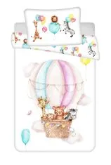 Jerry Fabrics Disney obliečky do postieľky Zvieratká Flying balón baby 100x135, 40x60 cm