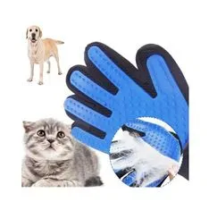 Merco Multipack 4ks Pet Glove vyčesávacia rukavica modrá