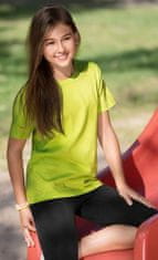 Detské tričko jednoduché, smaragdovozelená, 134cm / 8rokov