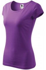 Dámske tričko s veľmi krátkym rukávom, fialová, XS
