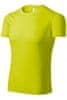 Športové tričko unisex, neónová žltá, 3XL
