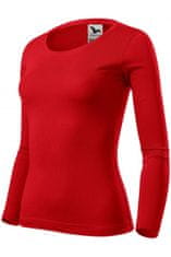 Malfini Dámske tričko s dlhými rukávmi, červená, M
