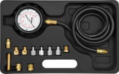 YATO Súprava na meranie kompresného tlaku oleja, 12ks, 0-35bar