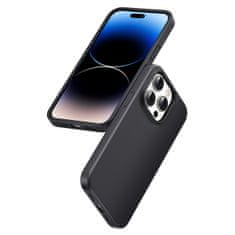 shumee Flexibilné silikónové puzdro na telefón iPhone 14 Pro Protective Case čierne