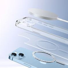 Ugreen Magnetické gélové puzdro pre Apple iPhone 14 Plus - Transparentná KP22534