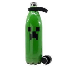 Stor Termo Fľaša na pitie Minecraft Creeper XXL nerezová 1000ml