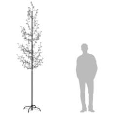 Vidaxl Kvitnúca čerešňa LED strom teplá biela 368 LED 300 cm