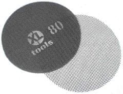 XLtools Brúsna mriežka na sádrokartón priemer 225 mm, zrno 60, suchý zips, 5 kusov, XL-TOOLS