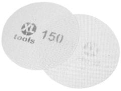 XLtools Brúsna mriežka na sádrokartón priemer 225 mm, zrno 150, suchý zips, 5 kusov, XL-TOOLS
