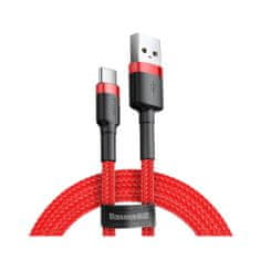 BASEUS Cafule USB-C kábel 3A 1m červený
