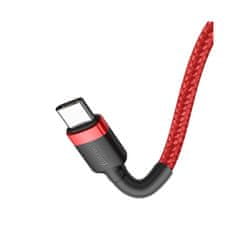 BASEUS Cafule USB-C kábel PD 2.0 QC 3.0 60W 1m červený
