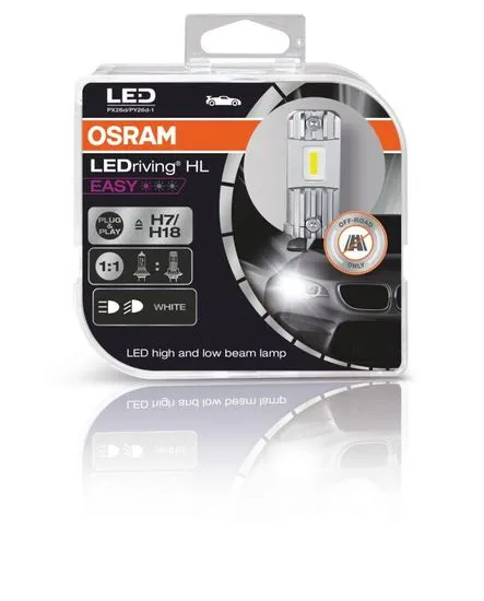 Osram Osram LEDriving HL EASY H7/H18 12V PX26d/PY26d 6000K 2ks