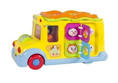 Lean-toys Interaktívny rozprávkový detský autobus s hudbou