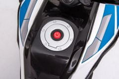 Lean-toys Policajná batéria na motocykel JT5002B White