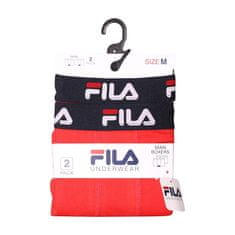 FILA 2PACK pánske boxerky červené (FU5142/2-118) - veľkosť XL