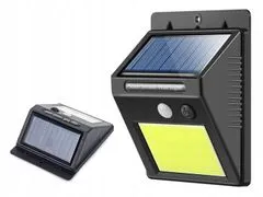 AUR Solárne vonkajšie 48 LED COB osvetlenie s pohybovým senzorom