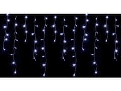 AUR Vonkajšie vianočné LED záves - studená biela 30m - 1500 led diód