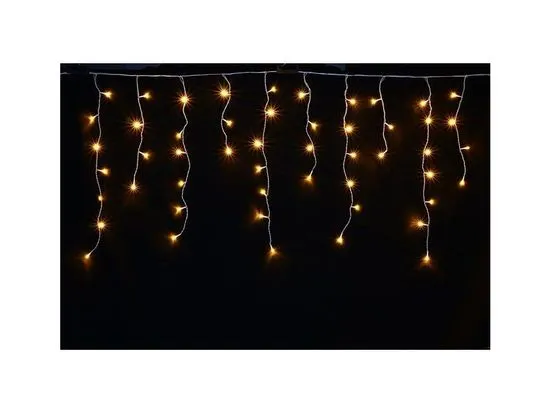 commshop Vonkajšie vianočné LED záves - teplá biela 40m 1260 led diód