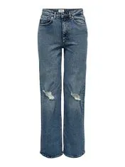 ONLY Dámske džínsy ONLJUICY Wide Leg Fit 15258252 Dark Medium Blue Denim (Veľkosť 26/32)