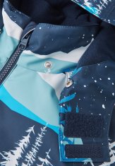 Reima detská zimná membránová bunda Maunu 5100140B-6981 modrá 92