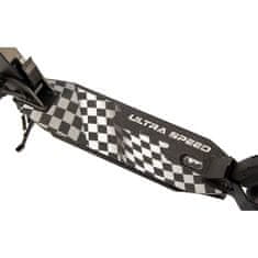 Enero Skladacia kolobežka ULTRA SPEED s kotúčovou brzdou, 200mm, čierna H-355
