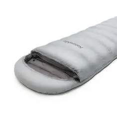 Naturehike kombinovaný péřový spací pytel RM40 vel. L 940g – šedý (RM40 vel.L)