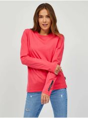 SAM73 Tmavo ružové dámske tričko s dlhým rukávom SAM 73 Sariol S